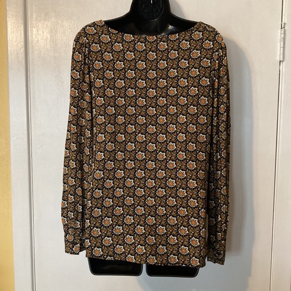 NWT LOFT Women’s Graphic Floral Print Square Neckline Blouses 2-Pack Bundle - Picture 9 of 10